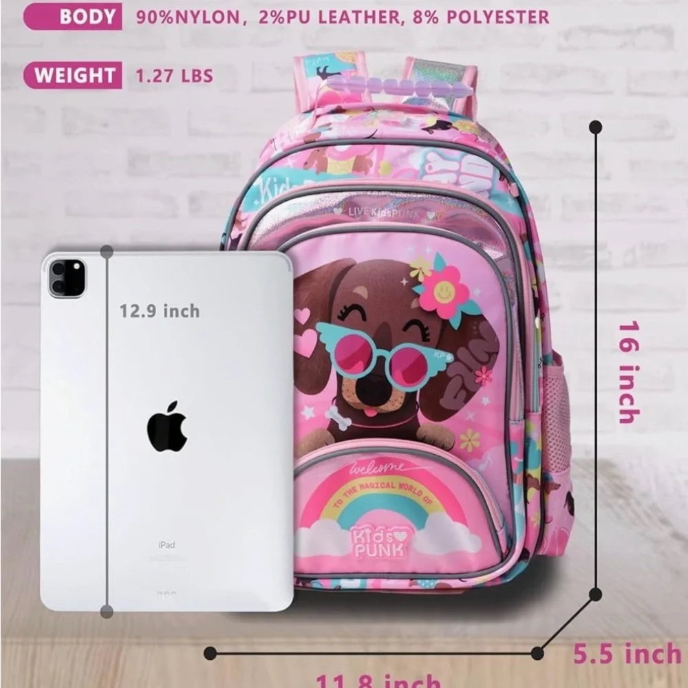 Pink Dog Design Backpack - Picture 2 of 3